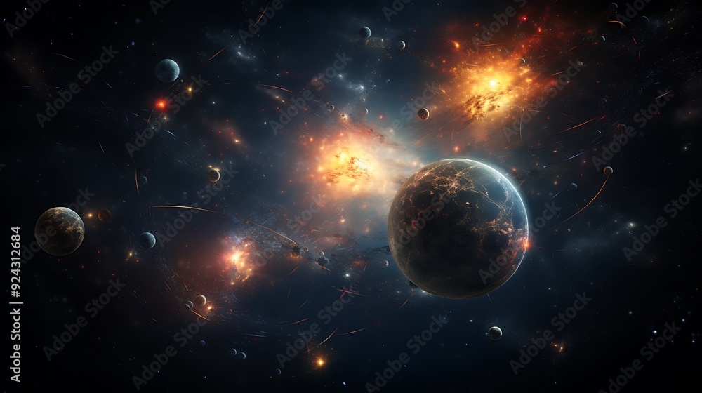Poster ai enhancing august astronomy events with celestial simulations