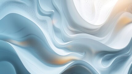 Obraz premium Abstract blue and white fluid background with glittery texture.