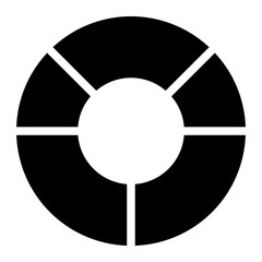 data analysis glyph icon
