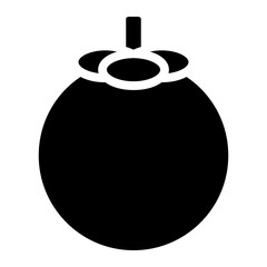mangosteen Solid icon
