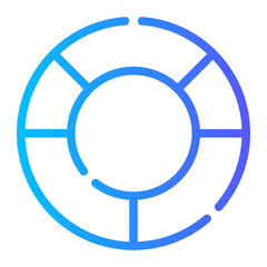 data analysis gradient icon