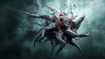 Virus Mutation and Adaptation in 3D Digital Rendering