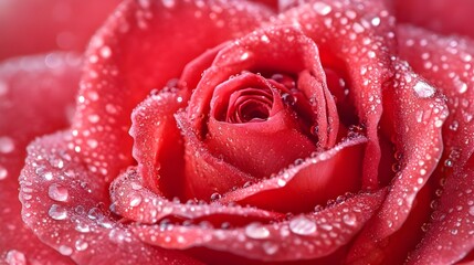 Close-Up of a Stunning Rose Flower Isolated.
