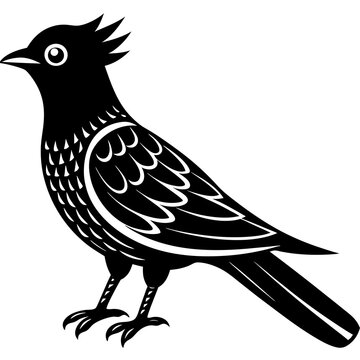 recommend clip art:  Vector art of cuckoo icon silhouette illustration