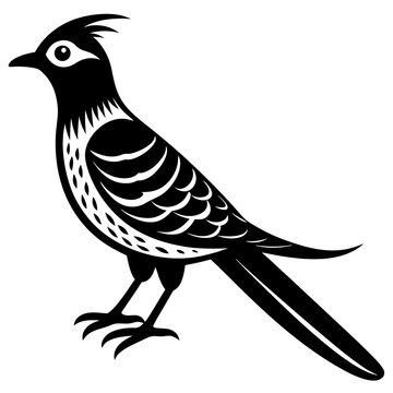 recommend clip art:  Vector art of cuckoo icon silhouette illustration