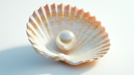 Obraz premium Pearl in Seashell