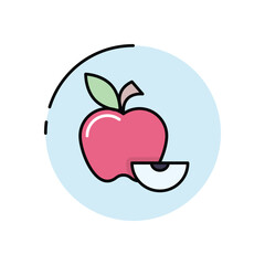 Apple vector icon
