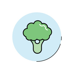 Broccoli vector icon