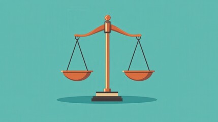 Scales of Justice Icon.