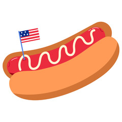 Hotdog Illustration