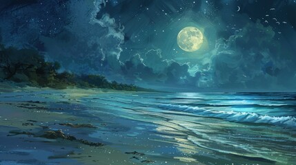 Moonlit Beach Walk: Experience a calming beach walk with the moon's silver glow on the waves. Enjoy the rhythmic sound of the ocean and the fresh night air as you stroll.
