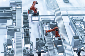 model of Robotic and Automation system control application on automate robot arm