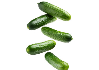 Cucumber isolated on a transparent or white background