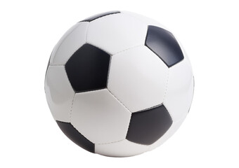 Soccer ball 3D, isolated on a transparent or white background