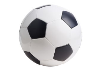 Soccer ball 3D, isolated on a transparent or white background