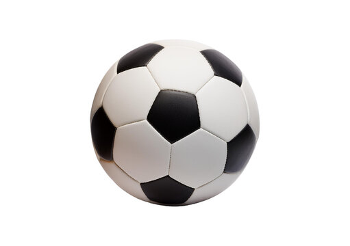 Soccer ball 3D, isolated on a transparent or white background