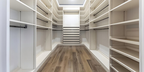 Obraz premium White Closet Interior Photo