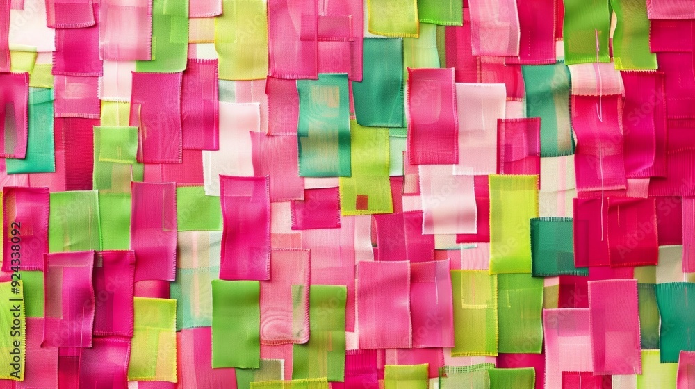Aufkleber a modern interpretation of root patterns with a blocky pixelated aesthetic in a bold color palette o
