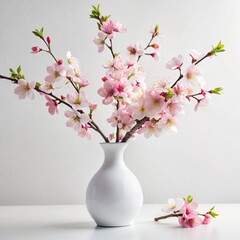 cherry blossom in a vase