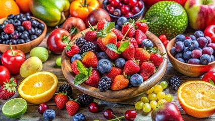 fruit salad in a bowl