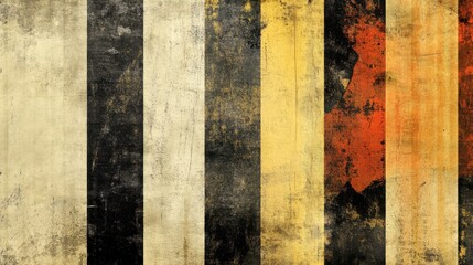 Vintage striped texture and abstract elements - An artistic composition combining stripes and abstract elements with a worn, vintage texture