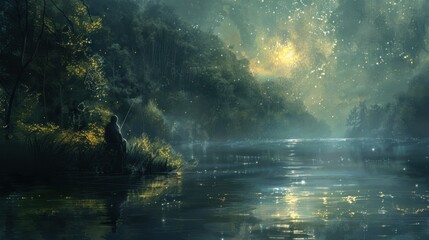 Night Fishing: Venture out to a lake or river for night fishing. Set up your tackle, cast your line, and appreciate the peaceful solitude and quietude of the water as you fish.
