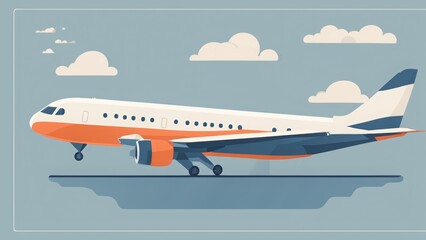 airplane flying over the clouds