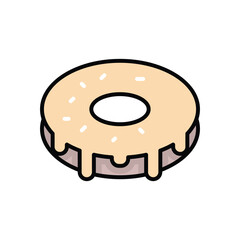 Doughnut vector icon