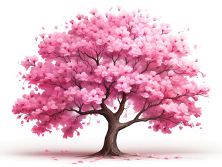 Fototapeta premium Exceptional Front view minimalistic of a barren Crabapple tree