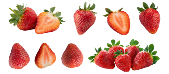 いちごのセット素材