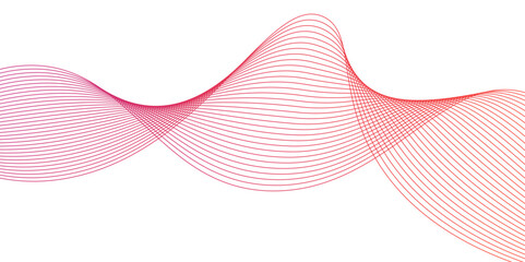 abstract red vector wave lines,Abstract music waves oscillation graph. Futuristic sound wave visualization,abstract shapes line art pattern backgroundm, Suit for poster, flyer, banner, and illustratio