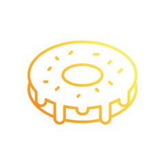 Doughnut vector icon