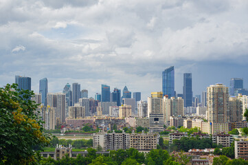 Skyline view of Wuhan City landmark