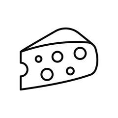Cheese vector icon