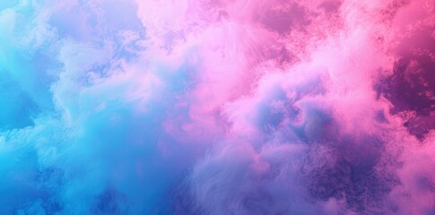 Fototapeta premium Tranquil Color Blend. Serene blue and pink background with high level of detail