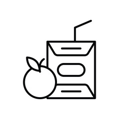 Juice Box vector icon
