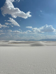 White sand dunes National Park