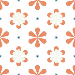 seamless pattern with flowers