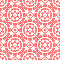 Geometric seamless pattern with circles
