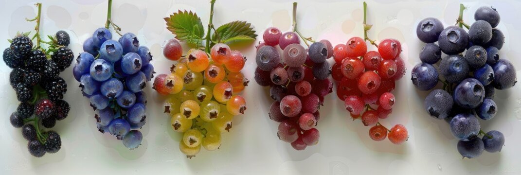 Genetic alteration of blueberry, blackberry, and strawberry fruits through gene manipulation methods.