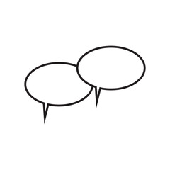 bubble chat logo icon