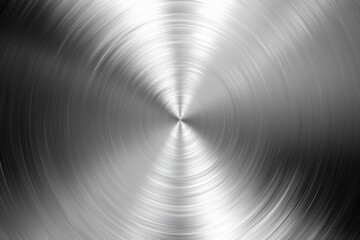 Shiny Silver Elegance. High detailed plain background concept