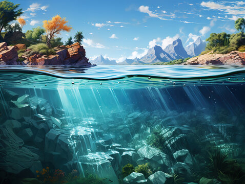 Incredible Photorealistic wild tuna day celebration - Powered by Adobe