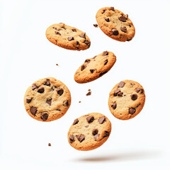 cookies floating in the air