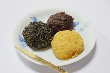 三色おはぎ