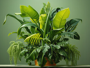 Fantastic A bean plant in pot