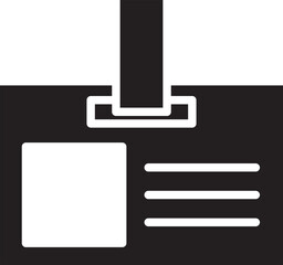 Identification Card Badge Icon