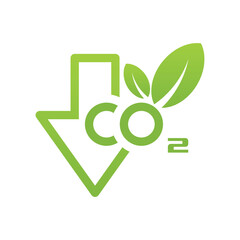 carbon dioxide CO2, on white background, Eps10