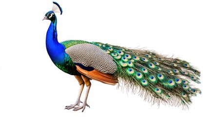Fototapeta premium Peacock with Stunning Feathers