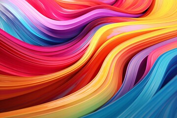 Multicolored Energy Flow Background,&nbsp;Neon Energy Flow Wallpaper, Multicolored Abstract Neon Light Streaks, Abstract background of glowing light trails, AI Generative